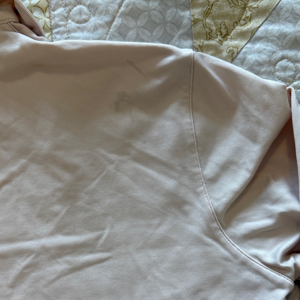 Nike Golf Dri-Fit Women’s Pink/Cream Long Sleeve Shirt - Picture 8 of 8